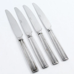 Set of 4 Towle Mason Frost Stainless Steel Dinner Knives 9-1/2"