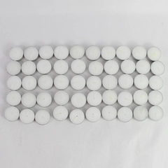 Lot of 50 White Unscented Tealight Candles Unused