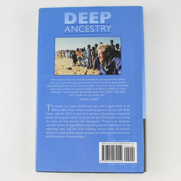 Deep Ancestry by Spencer Wells 2006 HC Inside The Genographic Project