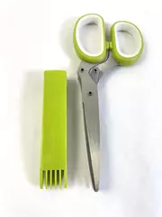 Herb Scissors 5-Blade Kitchen Tool Pre-Owned Onion Cutter