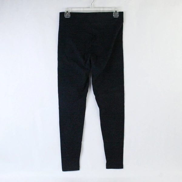 Matty M Legging Black Leopard Pattern Juniors Size Small Nylon Blend Elastic