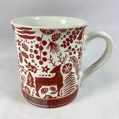 Love Your Mug Reindeer And Foliage Christmas Mug