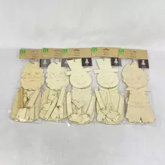 5 Crafters Square Color Or Paint Your Own Christmas Ornaments Santa Elf Snowman