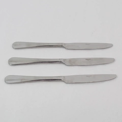 Lot of 3 Pfaltzgraff Everyday Simplicity Stainless Steel Dinner Butter Knives