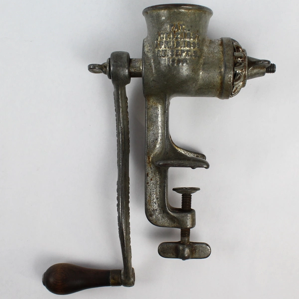 L F & C Antique Universal No. 1 Manual Meat Grinder 1897 And 1899 Patent Dates
