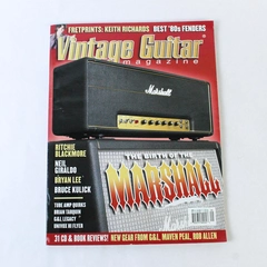 Vintage Guitar Magazine September 2003 The Birth of the Marshall Keith Richards