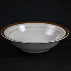 MSI Brown Monterrey Stoneware Serving Bowl 9" Cream Brown Oven To Table Bakeware