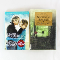 Lot of 2 Nicholas Sparks Romance Novels Nights in Rodanthe & The Best of Me