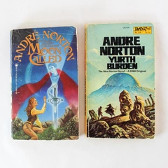 Lot of 2 Andre Norton Novels Moon Called & Yurth Burden 1st Editions