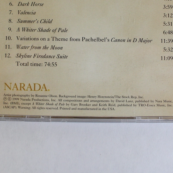 David Lanz An Evening With David Lanz CD 1999 Narada New Age Music