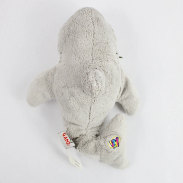 Ganz Webkinz Shark Stuffed Animal Plush Toy 10" No Code