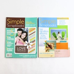 Lot Of 2 Simple Scrapbooks Magazines July/Aug 2005 Jan/Feb 2007