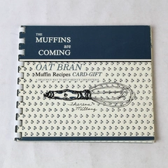 The Muffins are Coming by Theresa Millang 1989 Recipe Spiral Postcard Book
