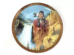 Franklin Mint Chief Joseph Spirit of Freedom Collector Plate LE 8.25"