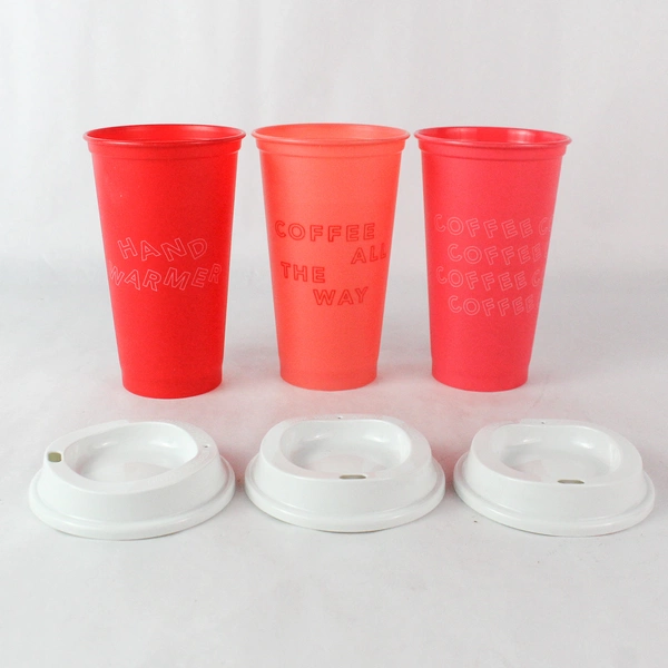 Lot of 5 Starbucks Reusable To Go Coffee Cups in Multi Colors Comes with Lids