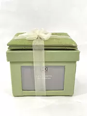HD Designs Photo Cube And Photo Album For 3 by 5 Inch Photos Green