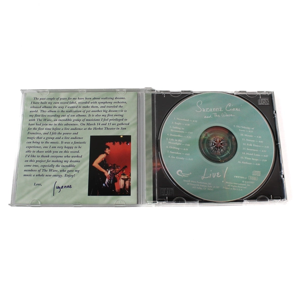 Live By Ciani Suzanne And The Wave CD 1997 Seventh Wave SWP7005-2 Ambient