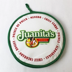 La Tortilla Oven Juanita's Foods Circular Pot Holder Oven Mitt 9.75 Inch