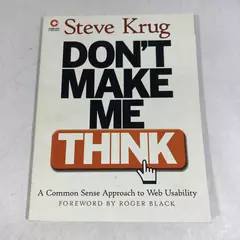 Don't Make Me Think by Steve Krug 2000 Paperback Good Condition