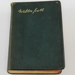 Antique Green Leather Complete Works of Sir Walter Scott Book 20th Century