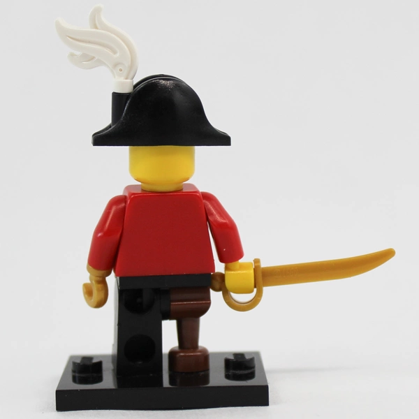 LEGO Collectible Minifigures Pirate Captain Series 8 8833 Complete with Stand