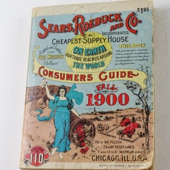 Vintage Sears Roebuck Consumers Guide Fall 1900 Reproduction Book PB
