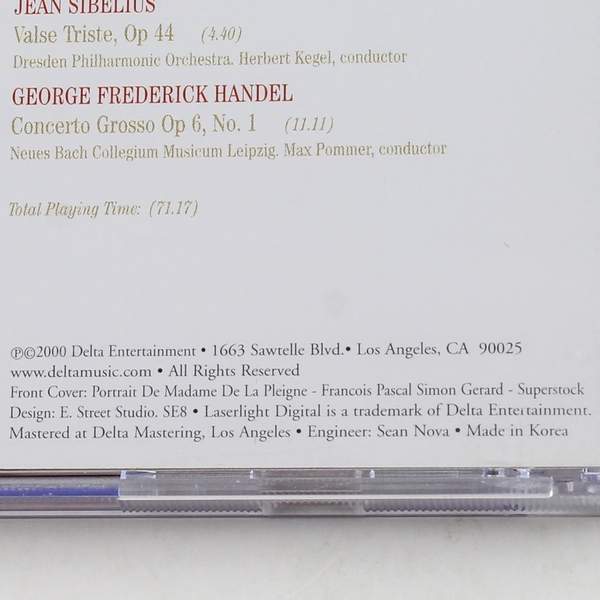 Great Music Classics CD Set 5 Discs Various Artists Delta 2000 Haydn Vivaldi