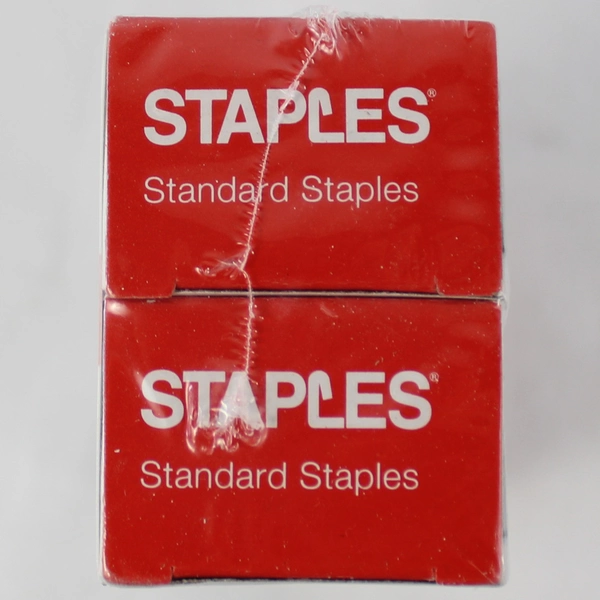 Standard Staples 5000 Staples Per Box With Total of 10000 Stapler 1/4 in Leg