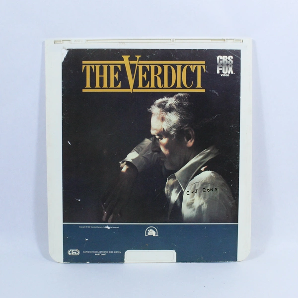 The Verdict With Paul Newman Laser Videodisc 2 Discs 1983 20th Century Fox