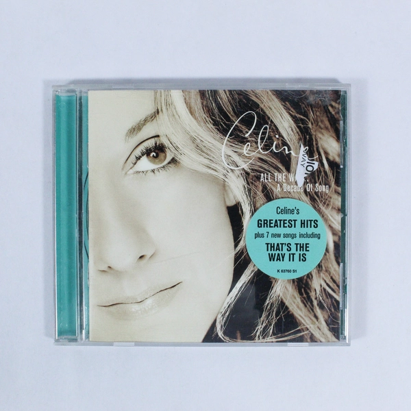 Celine All The Way A Decade of Song by Celine Dion CD 1999