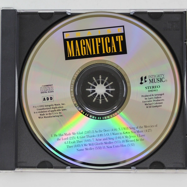 Praise Magnificat Classical Instrumental Stylings From Integrity Audio CD 1992