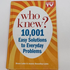 Who Knew Bruce Lubin Jeanne Bossolina Lubin 2011 Castle Point Hardcover Book