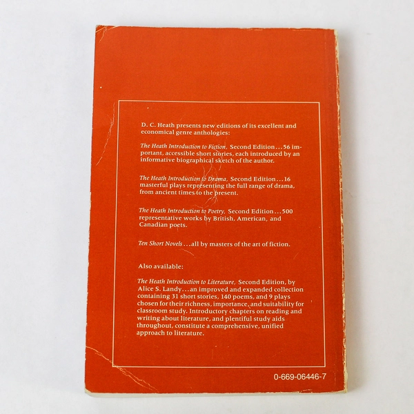 The Heath Introduction to Poetry Second Edition Vintage 1984 Paperback