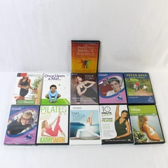 Lot of 11 Yoga Self Help Weight Loss Dvds Untested 
