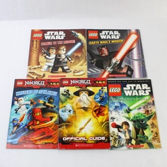 Lot of 5 Lego Star Wars and Ninjago Masters of Spinjitzu Scholastic Paperbacks