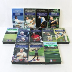 Lot of 12 PGA Tour Partners Club Video Series VHS