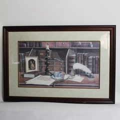 Arnie Fisk Forgotten Letter Framed Print Art 23"x33.75" Good Condition