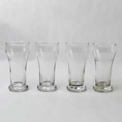 Lot of 4 Northwest Microbrewery Festival Beer Tasting Glasses 5 Inches Tall