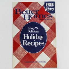 Better Homes & Gardens Easy 'N Delicious Holiday Recipes 1985 Paperback