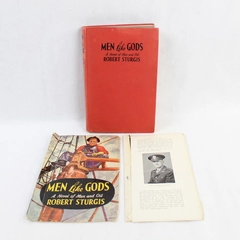 Men Like Gods by Robert Sturgis 1944 Dust Jacket Signed Copy M.S. Mill Co Inc