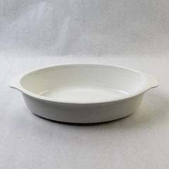 10 Strawberry Street White Oval Oven to Table Casserole Dish No Lid 11" Long