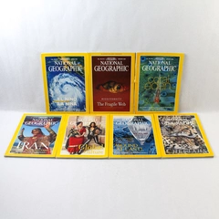 Lot of 7 Vintage 1999 National Geographic Magazines Jan-Mar July-Sept & Dec