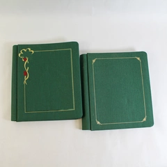 Lot of 2 Vintage 1996 Scrapbooks Limited Christmas & Green Regular Edition