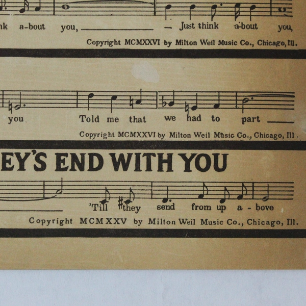 Tie Me To Your Apron Strings Again Vintage Sheet Music Goodwin And Shay 1925