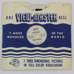 Vintage ViewMaster Slide Reel 597 Nassau Bahamas Wonders of the World