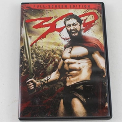300 DVD Full Screen Edition 2007 Warner Bros Gerard Butler Action Drama
