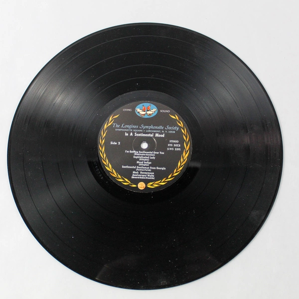 Longines Symphonette Vinyl Album In A Sentimental Mood No Sleeve Used