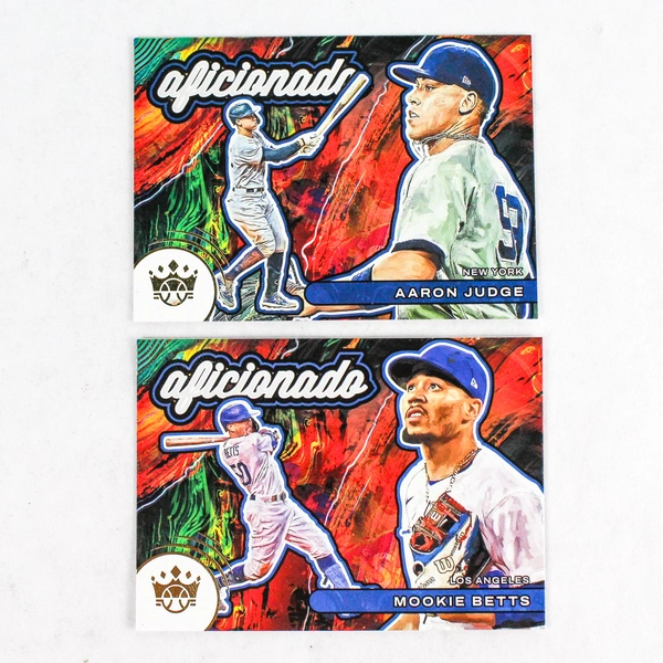 2022 Panini Diamond Kings Aficionado 11 Insert Cards Includes Judge