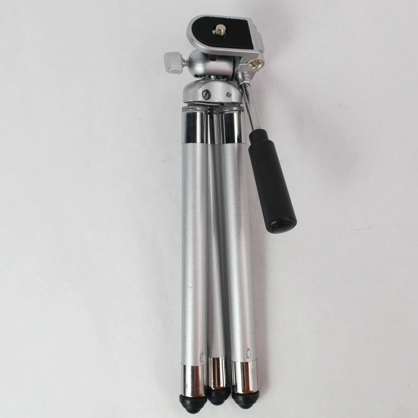 Silver Selfie Tripod Remote Desktop Extendable Stand Camera Holder 