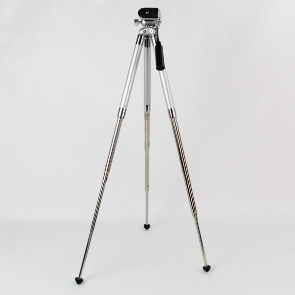 Silver Selfie Tripod Remote Desktop Extendable Stand Camera Holder 